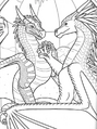Official Wings of Fire Coloring Book (EEUU - Brianna C. Walsh)